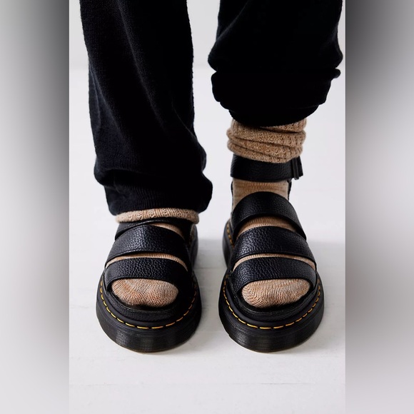 NEW Dr. Martens Clarissa II Quad Flatform In Black - Picture 12 of 12